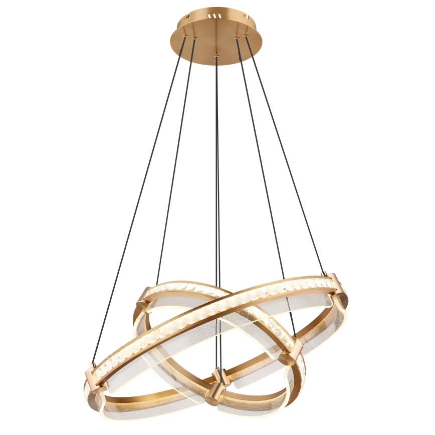 Globo - LED dimmbarer Kristall-Pendelleuchter an Kabel LED/78W/230V 2700K-6000K + Fernbedienung