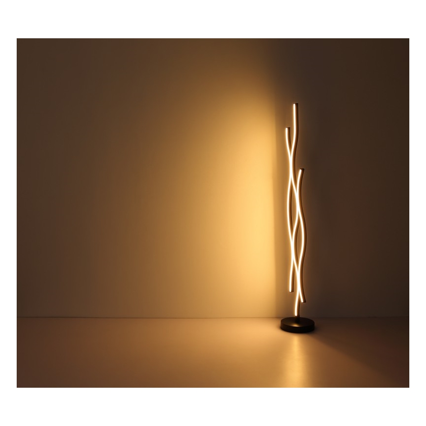 Globo - LED-Stehleuchte LED/28W/230V 3000K schwarz