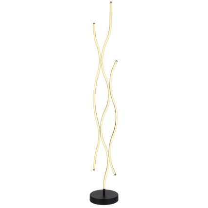 Globo - LED-Stehleuchte LED/28W/230V 3000K schwarz/golden