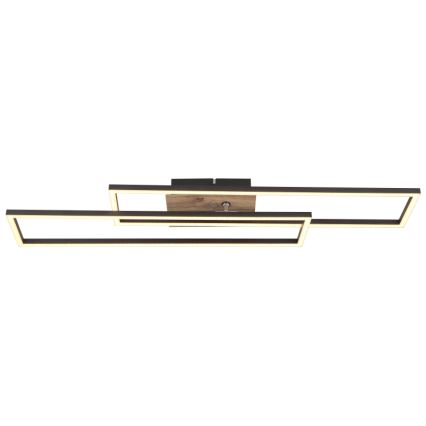 Globo - LED-Deckenleuchte LED/30W/230V 3000K 60x80 cm schwarz
