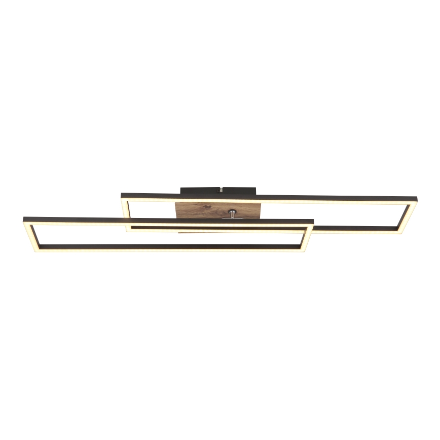 Globo - LED-Deckenleuchte LED/30W/230V 3000K 60x80 cm schwarz