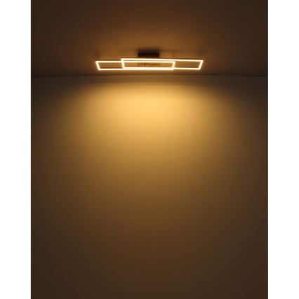 Globo - LED-Deckenleuchte LED/30W/230V 3000K 60x80 cm schwarz