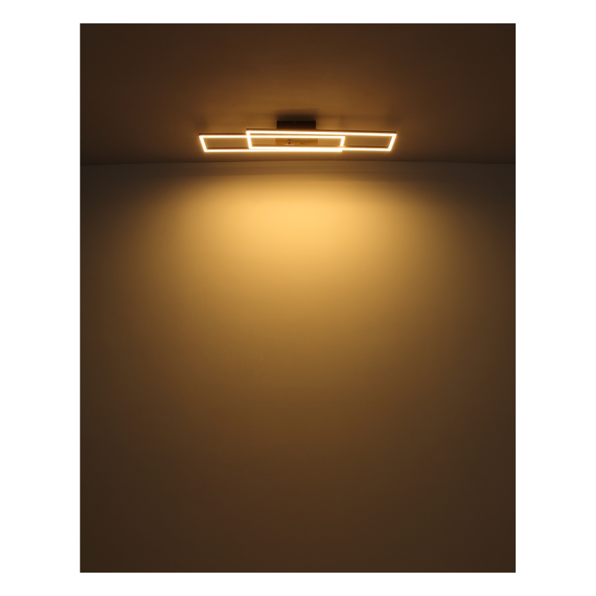 Globo - LED-Deckenleuchte LED/30W/230V 3000K 60x80 cm schwarz