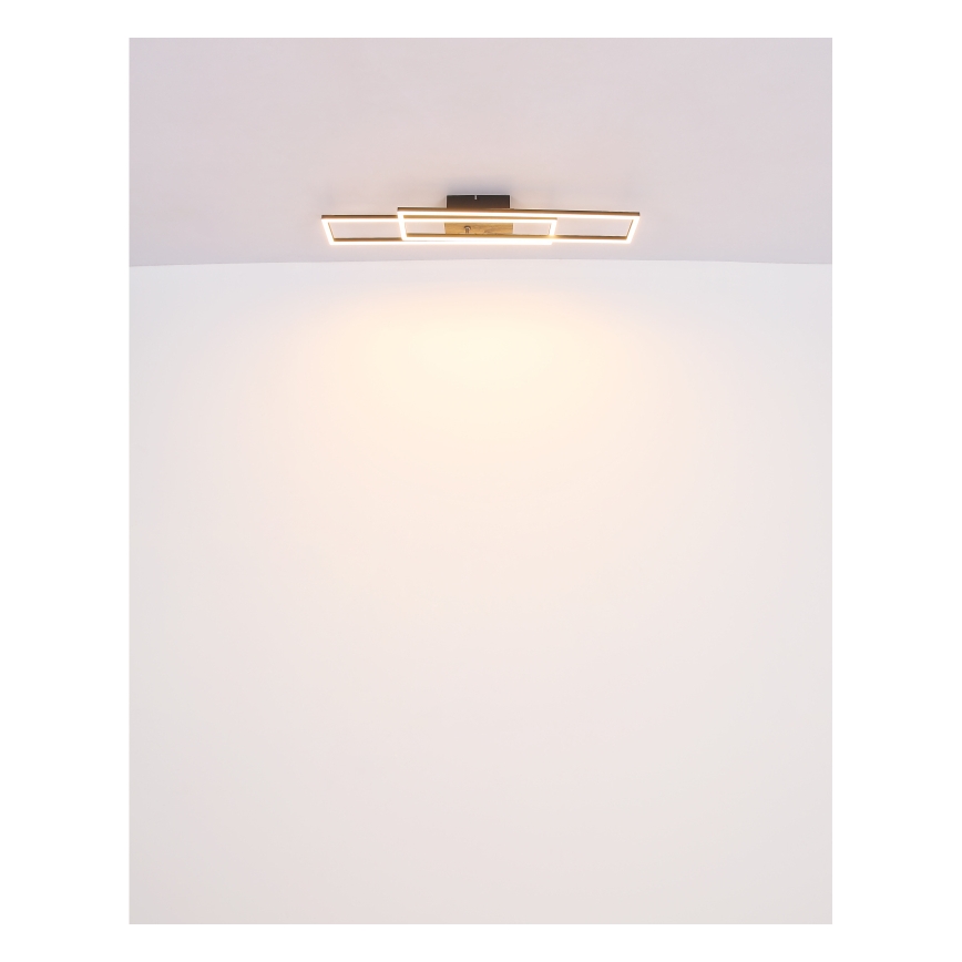 Globo - LED-Deckenleuchte LED/30W/230V 3000K 60x80 cm schwarz