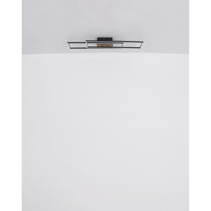 Globo - LED-Deckenleuchte LED/30W/230V 3000K 60x80 cm schwarz