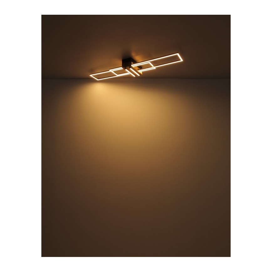 Globo - LED-Deckenleuchte LED/40W/230V 3000K 25x100 cm schwarz