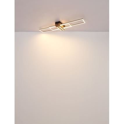 Globo - LED-Deckenleuchte LED/40W/230V 3000K 25x100 cm schwarz