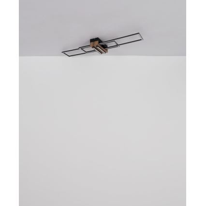 Globo - LED-Deckenleuchte LED/40W/230V 3000K 25x100 cm schwarz