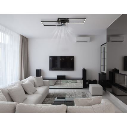 Globo - Dimmbare LED-Deckenleuchte mit Ventilator LED/38W/230V 3000-6500K + Fernbedienung
