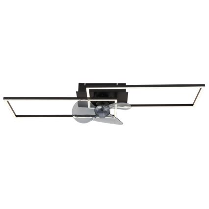 Globo - Dimmbare LED-Deckenleuchte mit Ventilator LED/38W/230V 3000-6500K + Fernbedienung