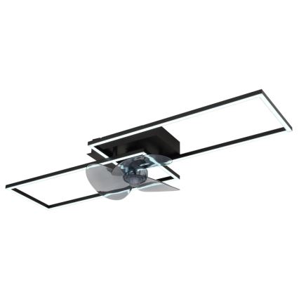 Globo - Dimmbare LED-Deckenleuchte mit Ventilator LED/38W/230V 3000-6500K + Fernbedienung