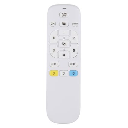 Globo - Dimmbare LED-Deckenleuchte mit Ventilator LED/38W/230V 3000-6500K + Fernbedienung