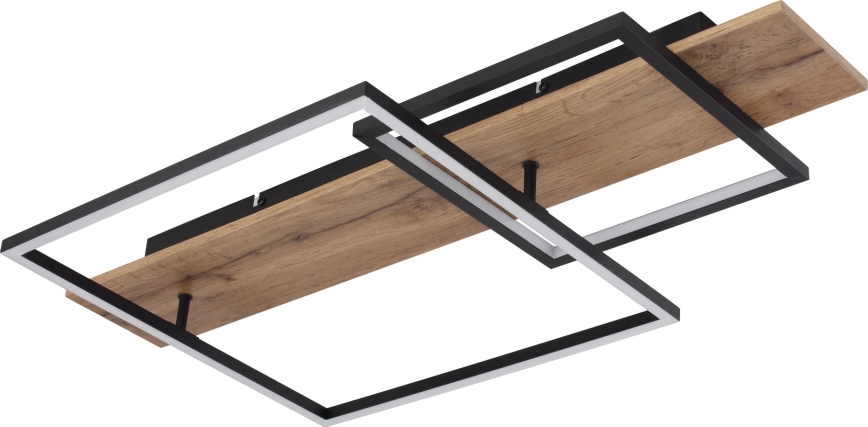 Globo 67289D1 - LED-Deckenleuchte VANNI LED/24W/230V 40x75 cm braun/schwarz