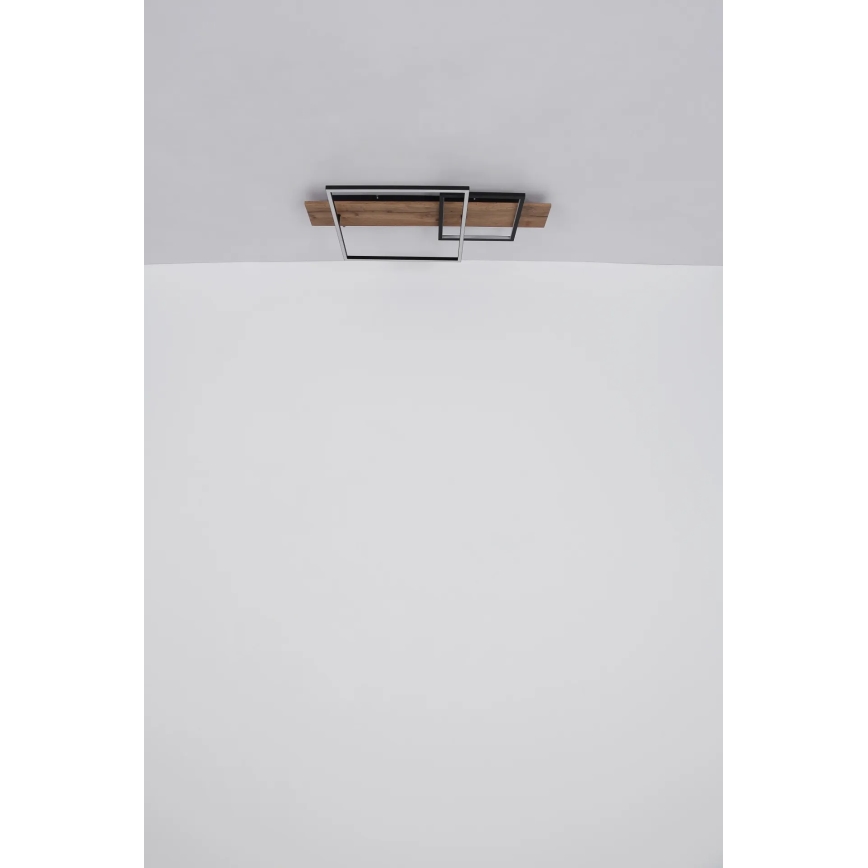 Globo 67289D1 - LED-Deckenleuchte VANNI LED/24W/230V 40x75 cm braun/schwarz