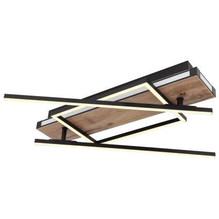 Globo 67299D3 - LED Deckenleuchte COLLI LED/40W/230V 88x120 cm beige/schwarz