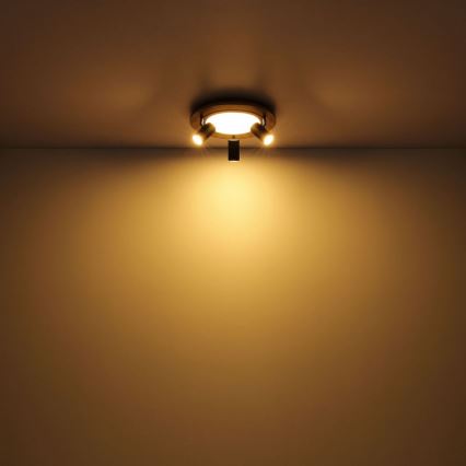 Globo - LED-Strahler 3xGU10/5W/230V + LED/15W/230V