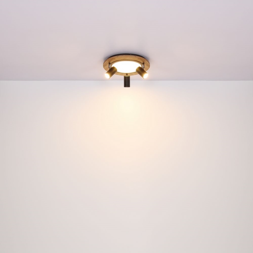 Globo - LED-Strahler 3xGU10/5W/230V + LED/15W/230V
