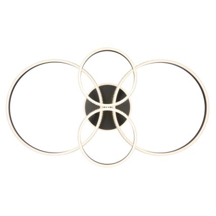 Globo - LED-Deckenleuchte LED/39W/230V 2700/4500/6500K 106x60 cm anthrazit