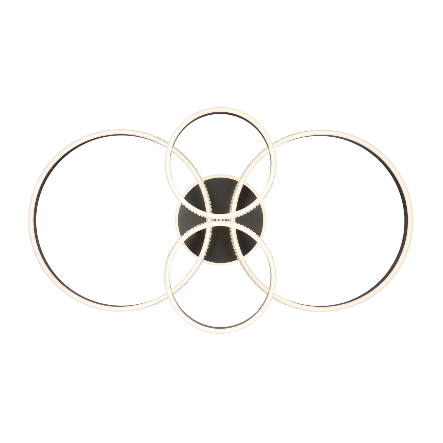 Globo - LED-Deckenleuchte LED/39W/230V 2700/4500/6500K 106x60 cm anthrazit