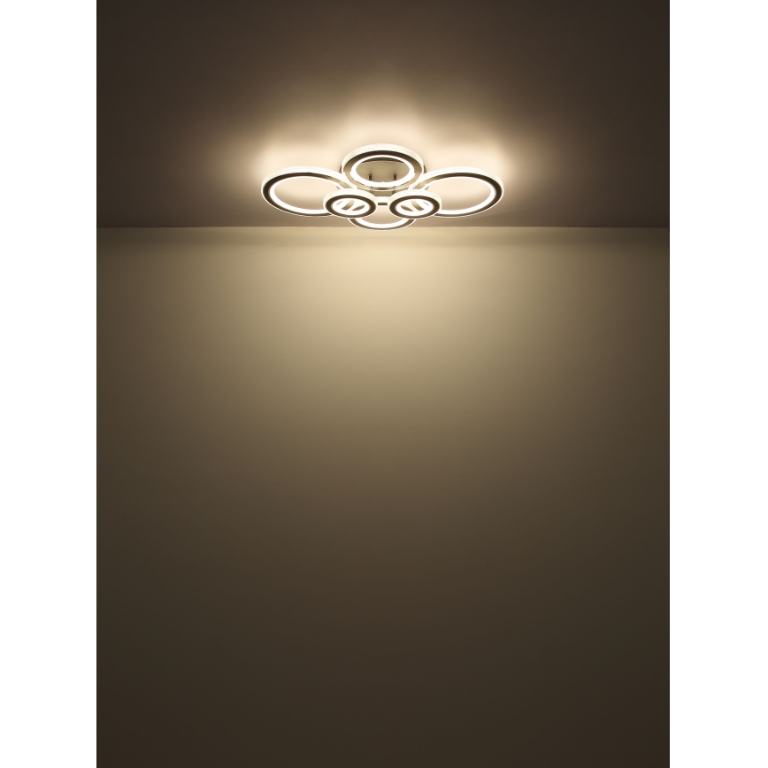 Globo - Dimmbare LED-Deckenleuchte LED/60W/230V 2700-6000K 56x78 cm anthrazit + Fernbedienung