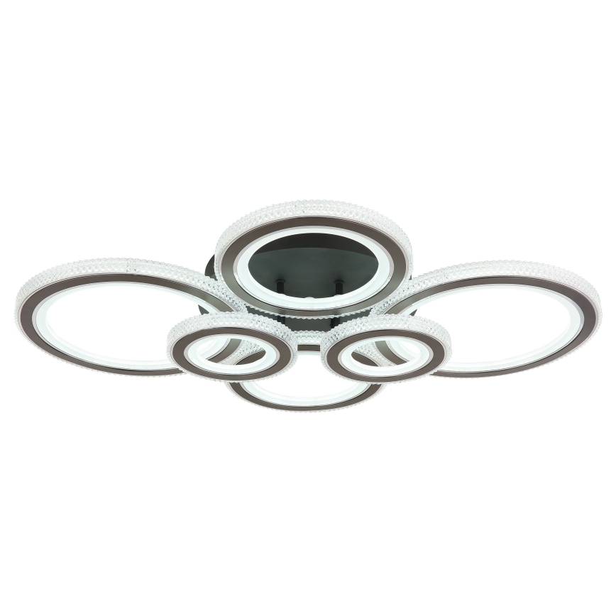 Globo - Dimmbare LED-Deckenleuchte LED/60W/230V 2700-6000K 56x78 cm anthrazit + Fernbedienung