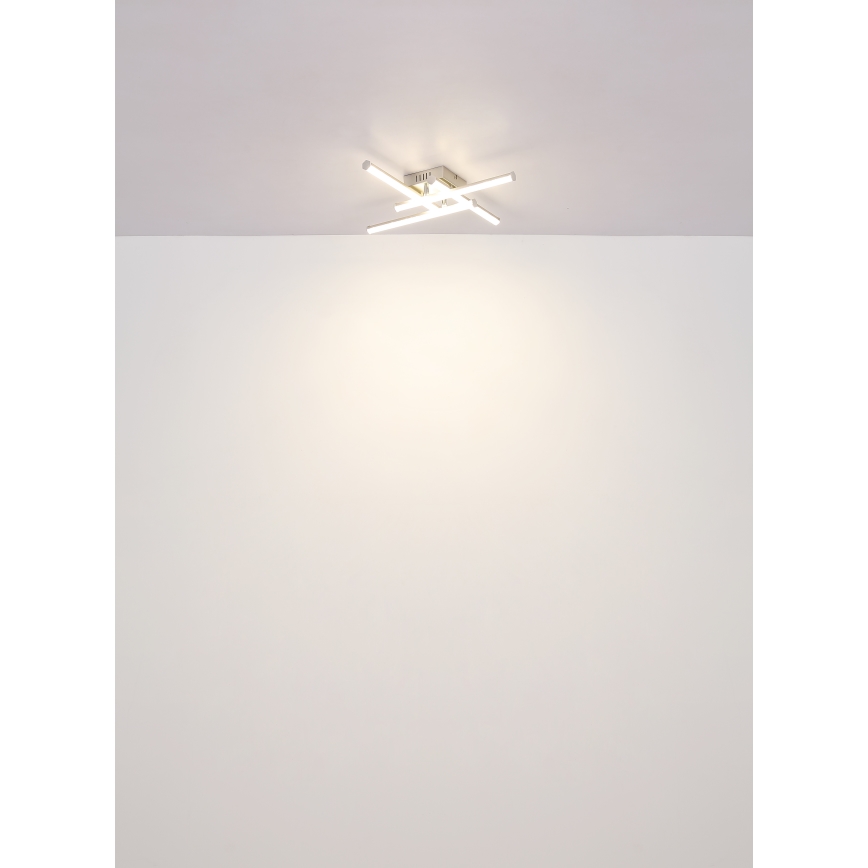 Globo - LED-Deckenleuchte LED/24W/230V 4000K matt Chrom