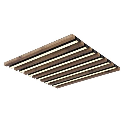 Globo - LED-Deckenleuchte LED/30W/230V 3000K 45x45 cm Holz