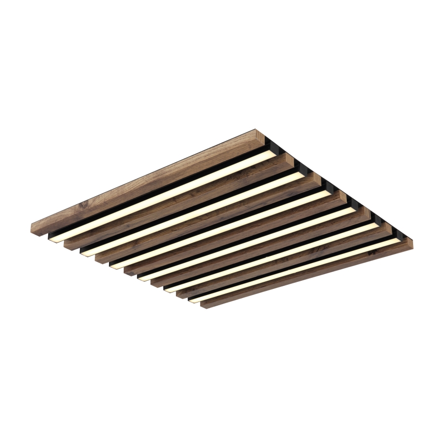 Globo - LED-Deckenleuchte LED/30W/230V 3000K 45x45 cm Holz