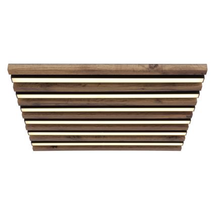 Globo - LED-Deckenleuchte LED/30W/230V 3000K 45x45 cm Holz