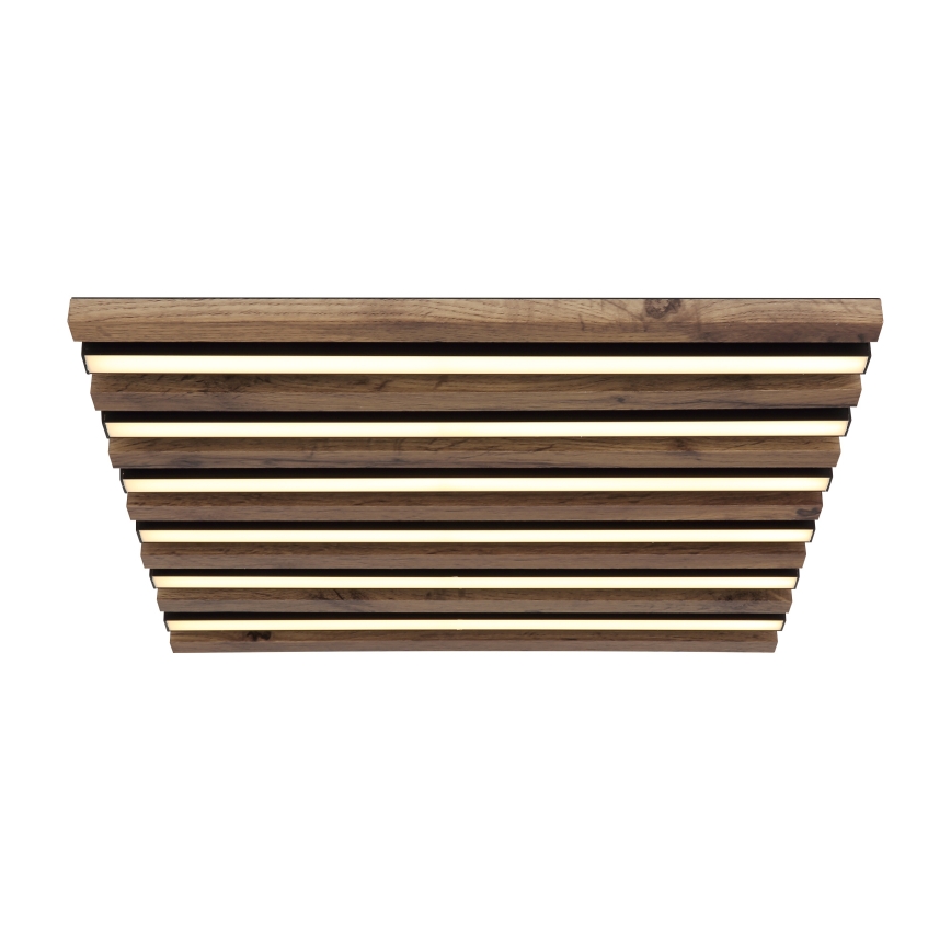 Globo - LED-Deckenleuchte LED/30W/230V 3000K 45x45 cm Holz