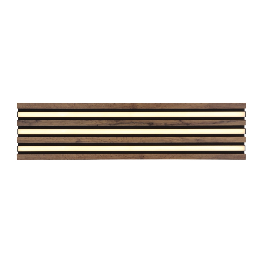 Globo - LED-Deckenleuchte LED/30W/230V 3000K 80x20 cm Holz