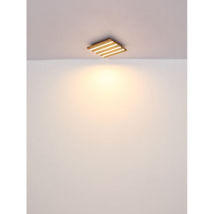 Globo - LED-Deckenleuchte LED/30W/230V 3000K 80x20 cm Holz