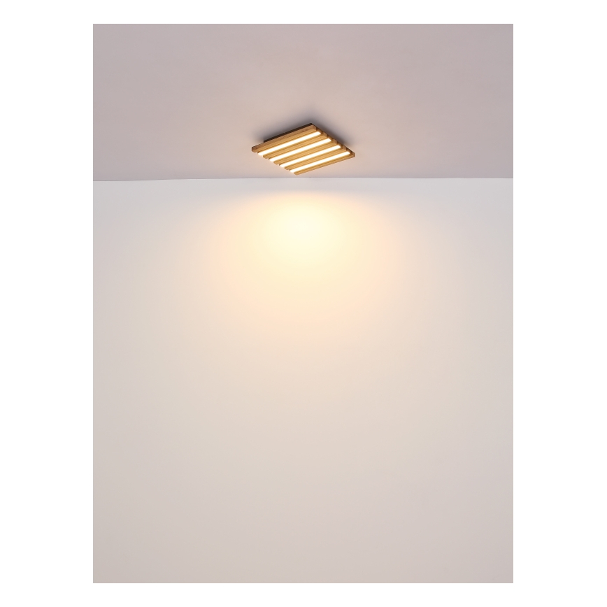 Globo - LED-Deckenleuchte LED/30W/230V 3000K 80x20 cm Holz