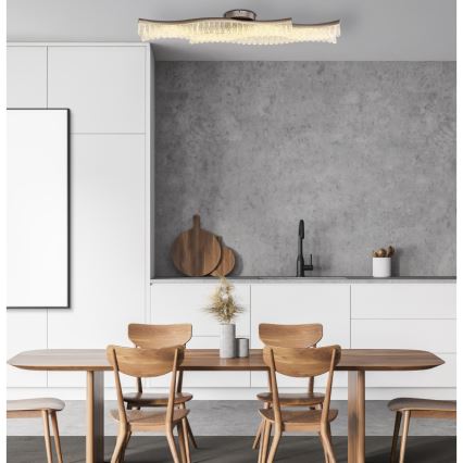 Globo - LED-Deckenleuchte LED/35W/230V 3200K 18x108 cm matt Chrom