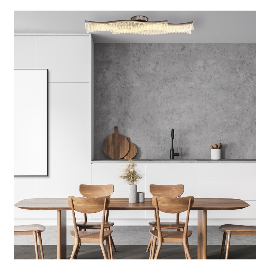 Globo - LED-Deckenleuchte LED/35W/230V 3200K 18x108 cm matt Chrom