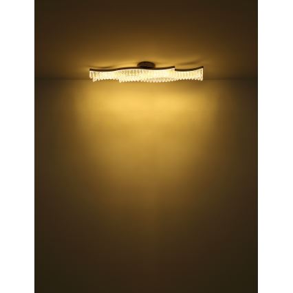 Globo - LED-Deckenleuchte LED/35W/230V 3200K 18x108 cm golden