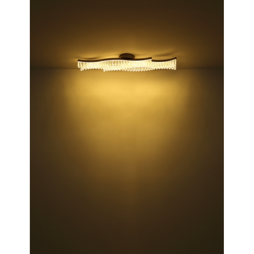 Globo - LED-Deckenleuchte LED/35W/230V 3200K 18x108 cm golden