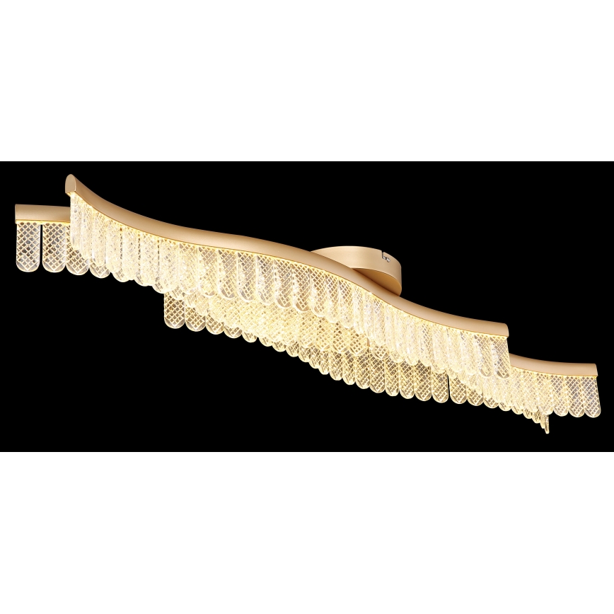 Globo - LED-Deckenleuchte LED/35W/230V 3200K 18x108 cm golden