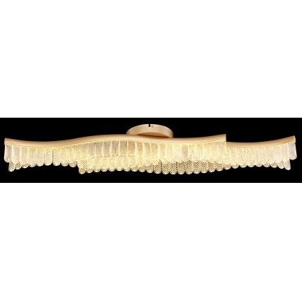 Globo - LED-Deckenleuchte LED/35W/230V 3200K 18x108 cm golden