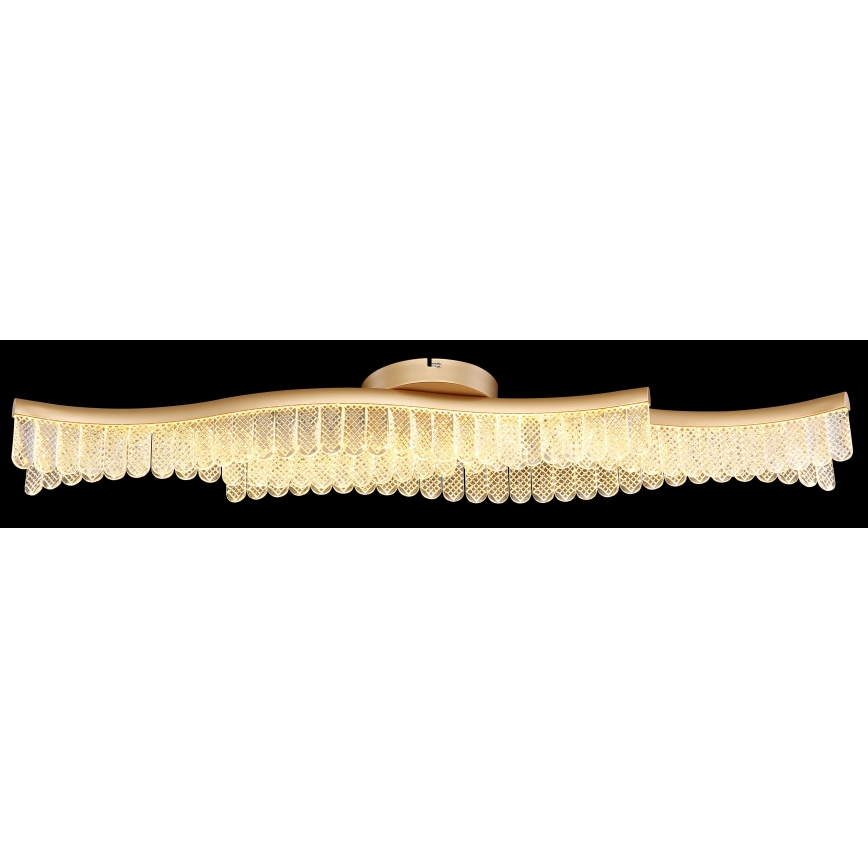 Globo - LED-Deckenleuchte LED/35W/230V 3200K 18x108 cm golden