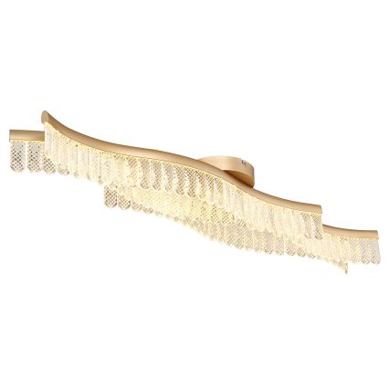 Globo - LED-Deckenleuchte LED/35W/230V 3200K 18x108 cm golden
