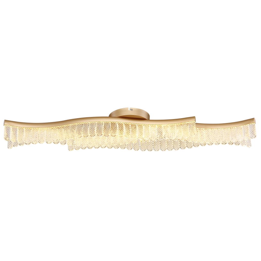 Globo - LED-Deckenleuchte LED/35W/230V 3200K 18x108 cm golden