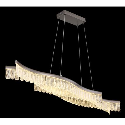 Globo - LED-Hängeleuchte LED/35W/230V 3200K matt Chrom