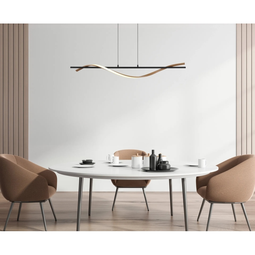 Globo - LED-Pendelleuchte mit Seilabhängung LED/30W/230V 3000K