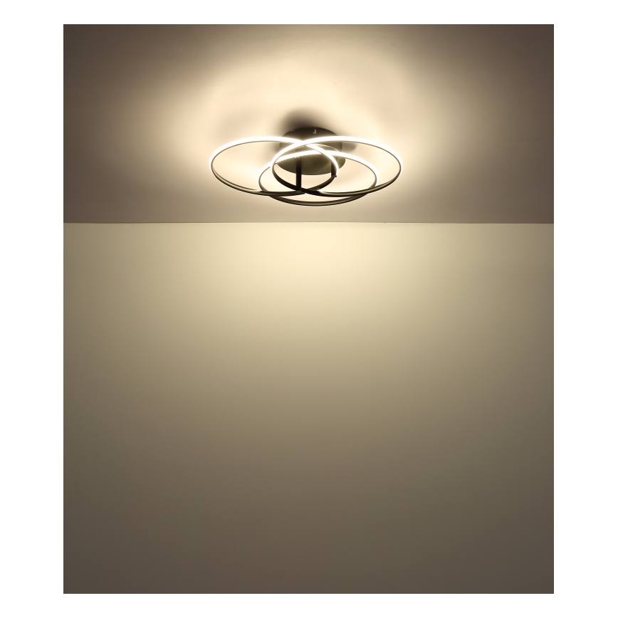 Globo - LED-Deckenleuchte LED/40W/230V 4000K d 45,6 cm schwarz
