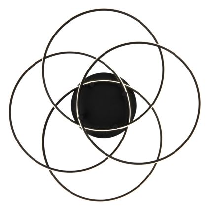 Globo - LED-Deckenleuchte LED/55W/230V 4000K d 51,5 cm schwarz