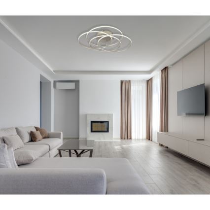 Globo - LED-Deckenleuchte LED/55W/230V 4000K d 51,5 cm matt Chrom