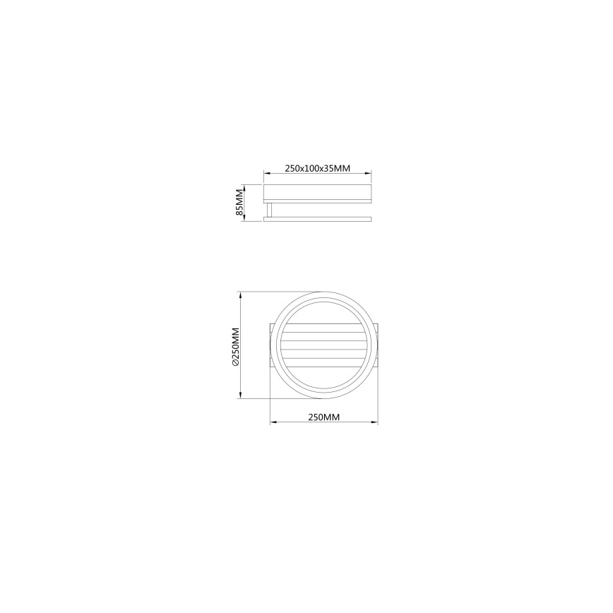 Globo - LED-Deckenleuchte LED/10W/230V 3000/4200/600K 25x25 cm
