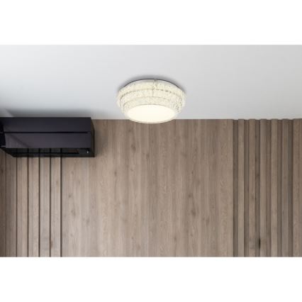 Globo - Dimmbare LED-Deckenleuchte LED/48W/230V 2700-6000K d 50 cm weiß + Fernbedienung