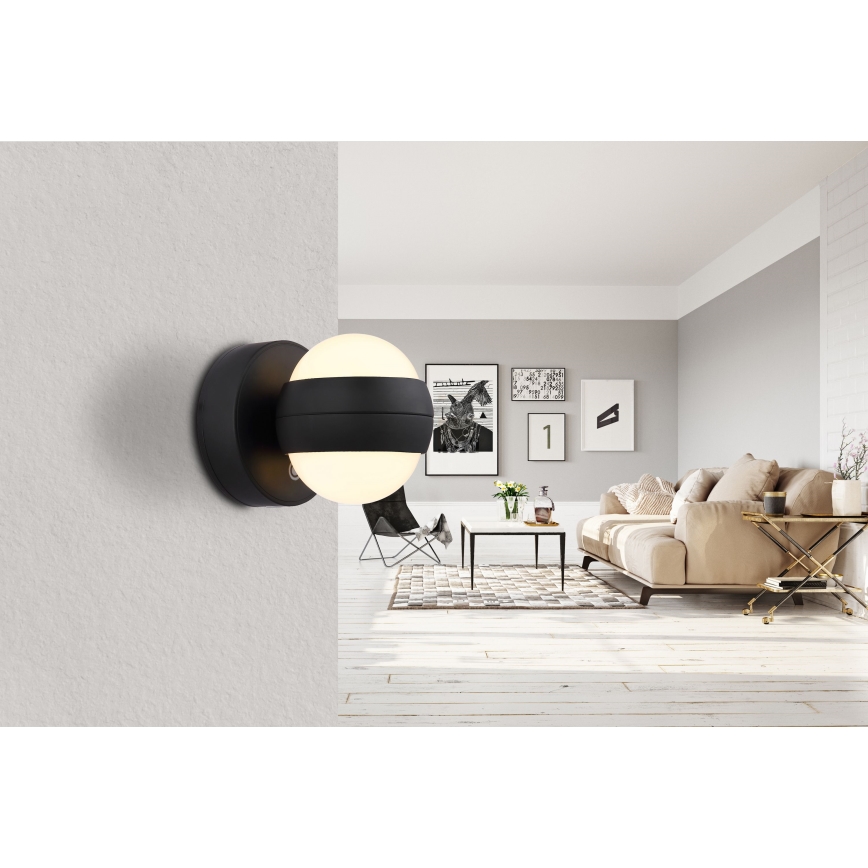 Globo - LED dimmbares, wiederaufladbares Touch-Wandleuchte LED/1,4W/5V 1800 mAh schwarz